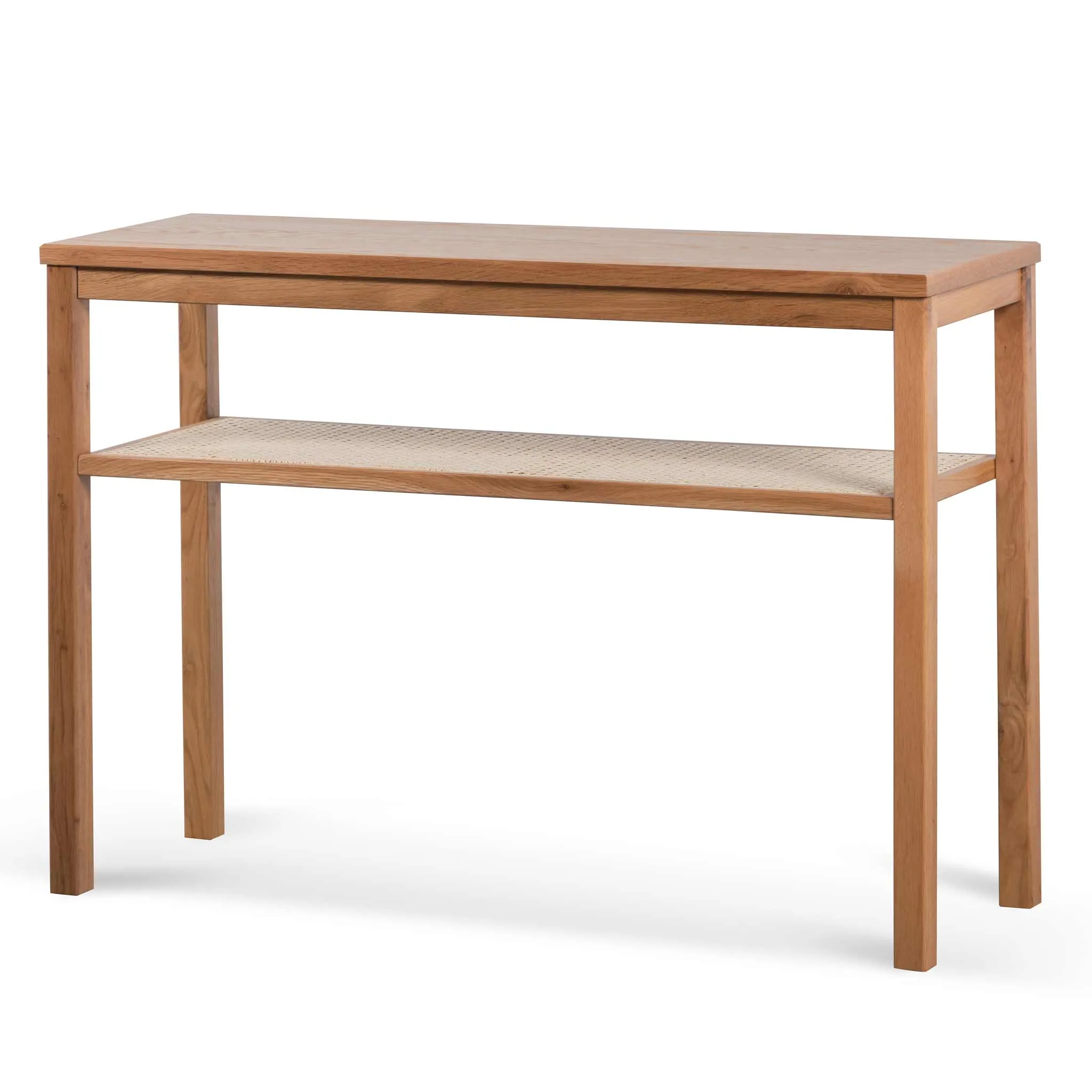 1.10m Wooden Console Table - Natural