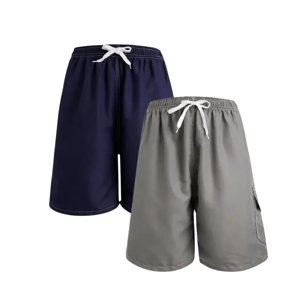 2 Pack Men's Swim Shorts