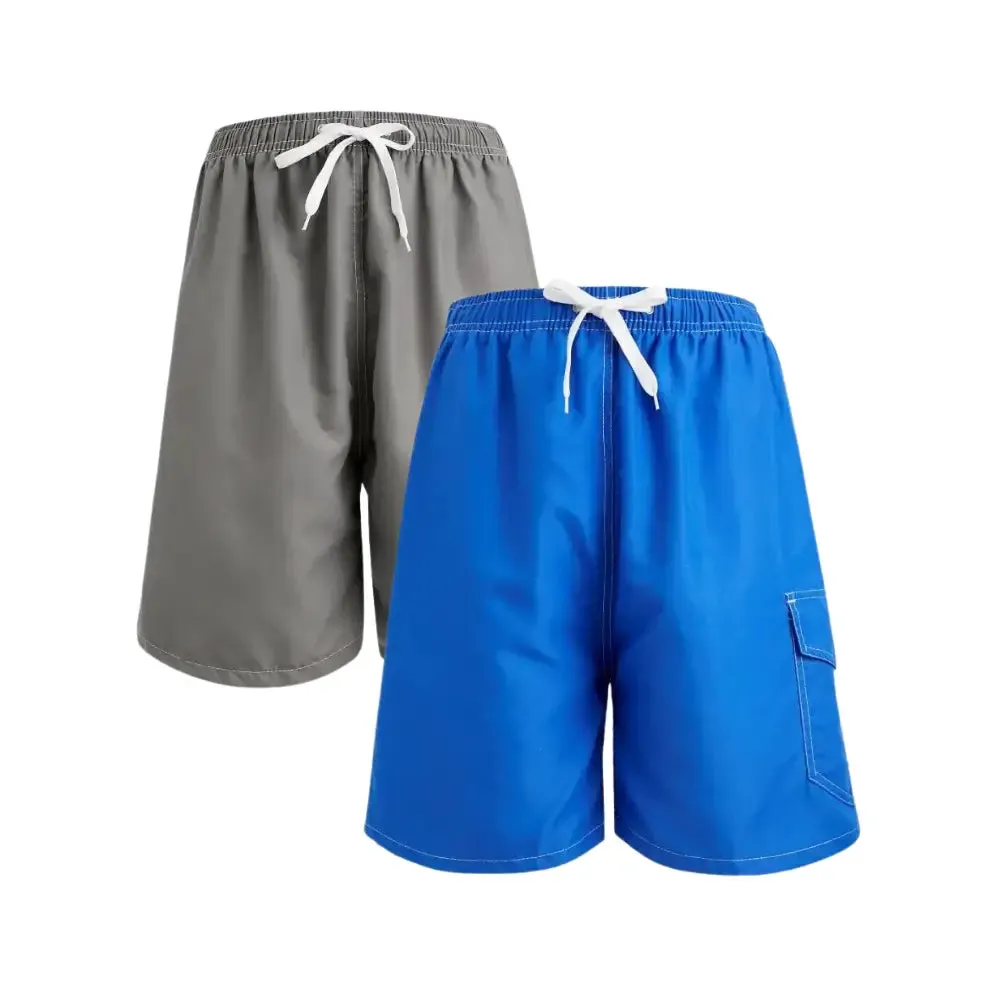 2 Pack Men's Swim Shorts