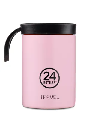 24Bottles Travel Snack Pot Candy Pink 350ml