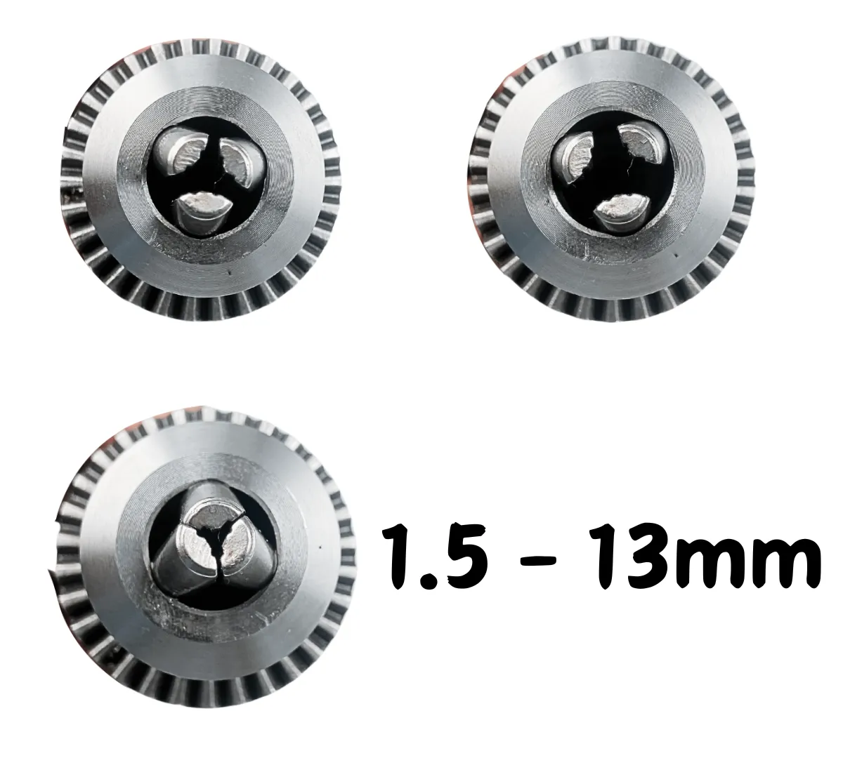 3 Pc Drill Chuck Set