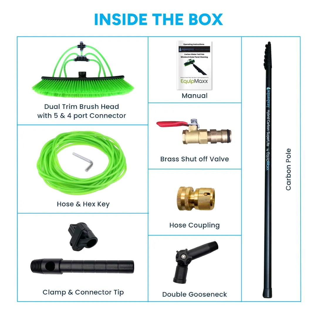 30 Foot Carbon Fiber Telescoping Water Fed Pole