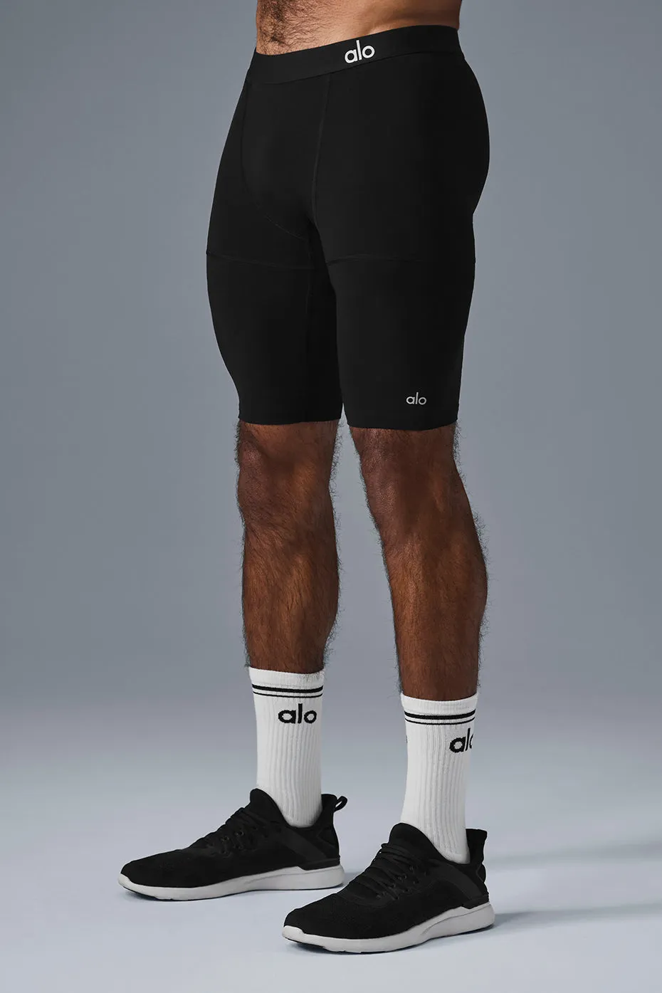 9" Flight Compression Short - Black