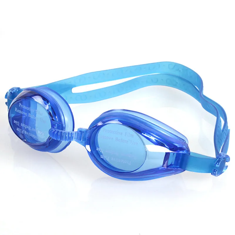 Adjustable Goggles Swimming Glasses Anti-Fog UV Protect Children Waterproof Silicone Mirrored Swim Eyewear