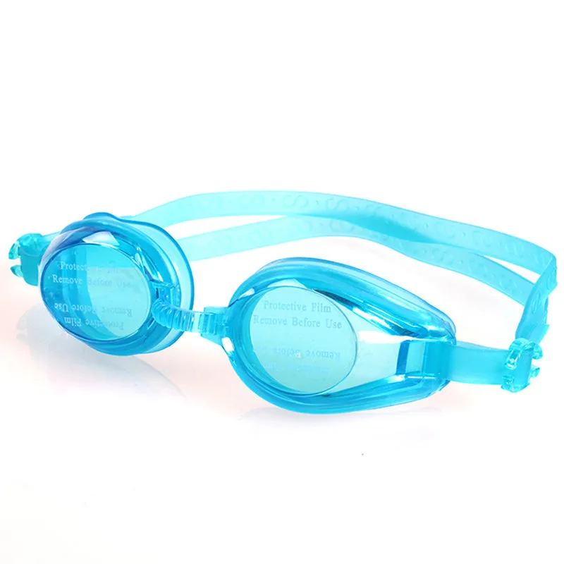 Adjustable Goggles Swimming Glasses Anti-Fog UV Protect Children Waterproof Silicone Mirrored Swim Eyewear