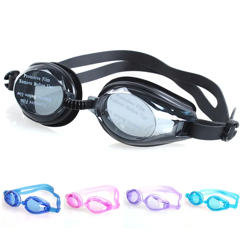 Adjustable Goggles Swimming Glasses Anti-Fog UV Protect Children Waterproof Silicone Mirrored Swim Eyewear