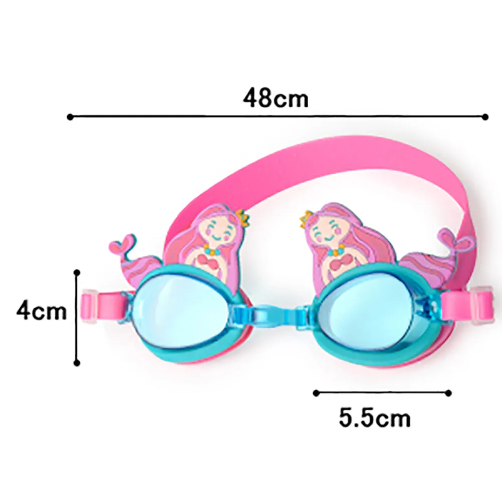 Adjustable Kids Swimming Goggles Anti Fog Waterproof Swim Pool Water Diving Accessories Glasses Cute Eyeglasses Eyewear