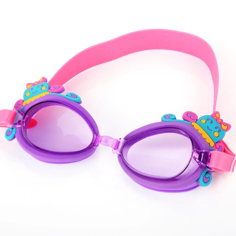 Adjustable Kids Swimming Goggles Anti Fog Waterproof Swim Pool Water Diving Accessories Glasses Cute Eyeglasses Eyewear