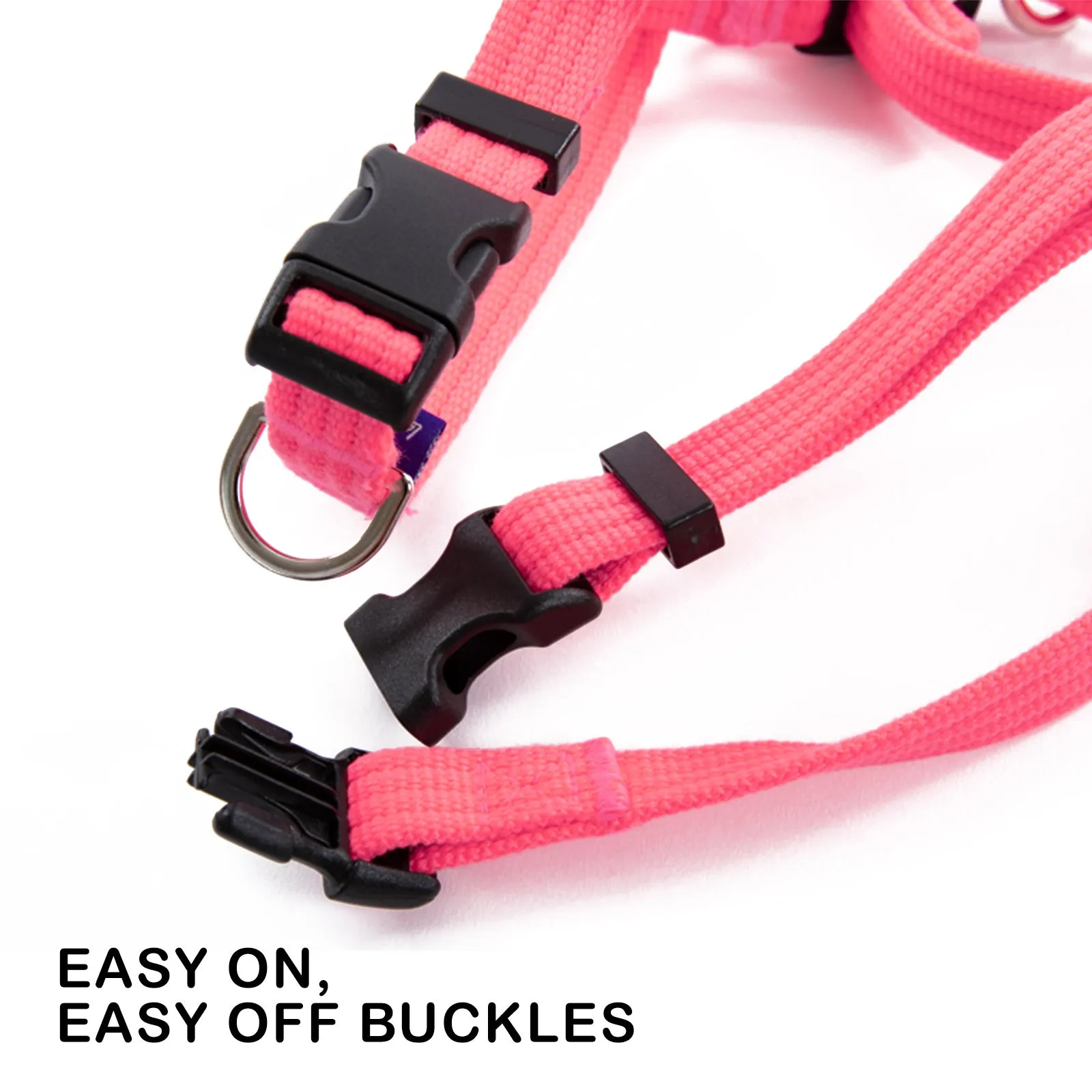 Adjustable No Pull Dog Harness with Double-Lined Straps - M Banhamsisun