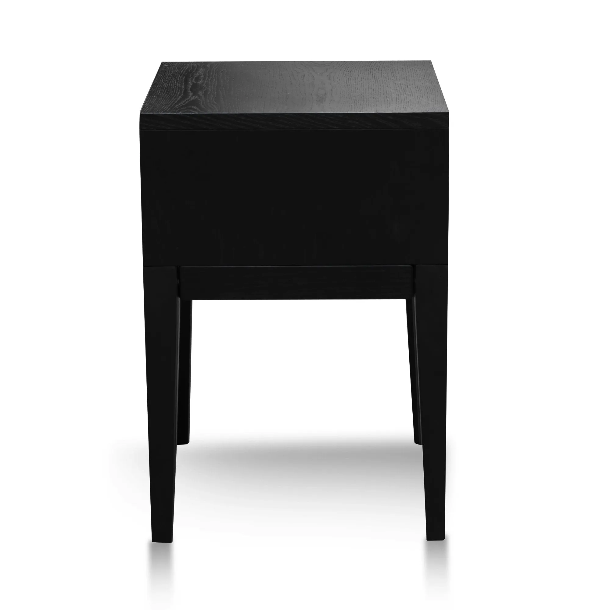 Bedside Table - Black Oak