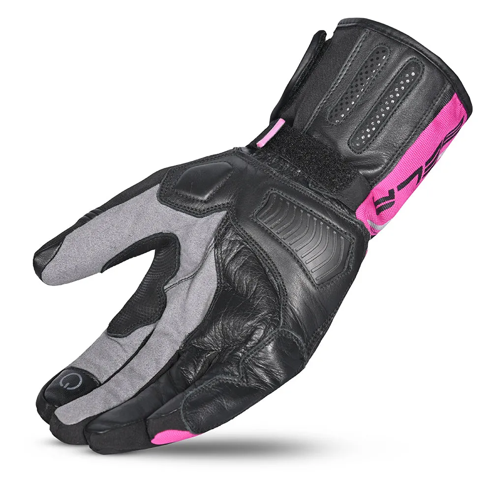 BELA Iglo Lady Winter Motorcycle Gloves Black Pink