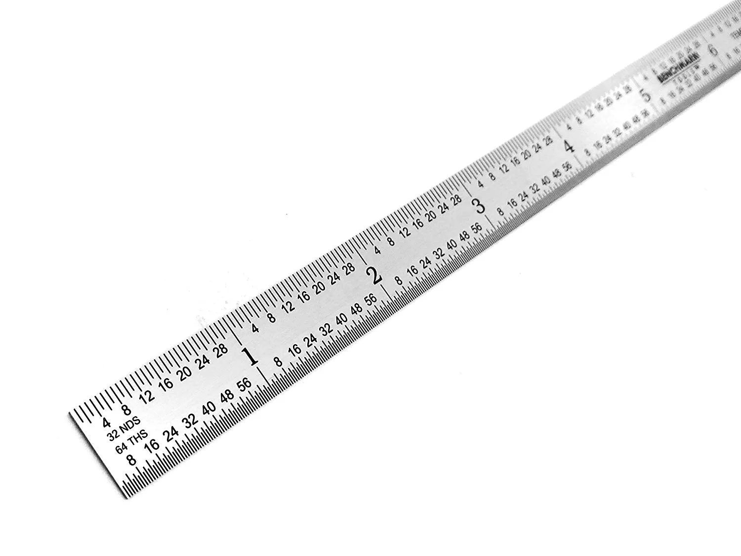 Benchmark Tools™ Flexible 12" 5R Satin Chrome Machinist Rulers