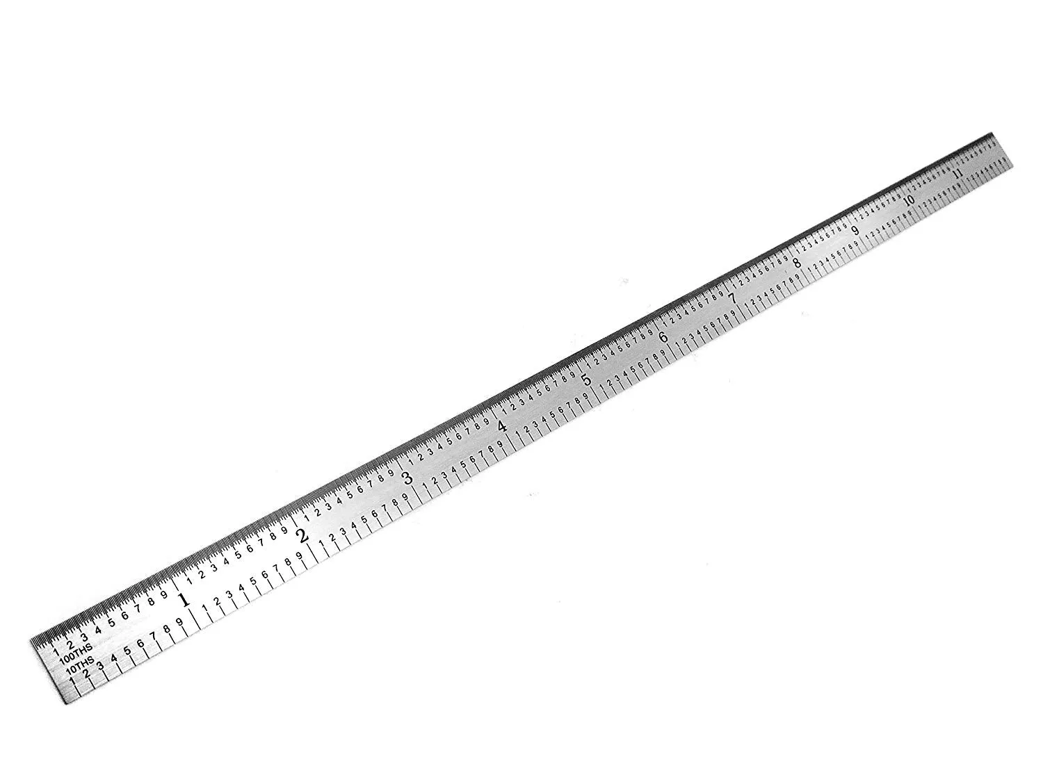 Benchmark Tools™ Flexible 12" 5R Satin Chrome Machinist Rulers