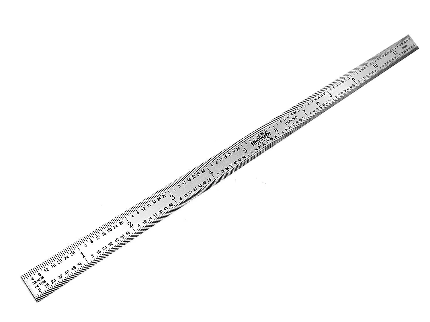 Benchmark Tools™ Flexible 12" 5R Satin Chrome Machinist Rulers