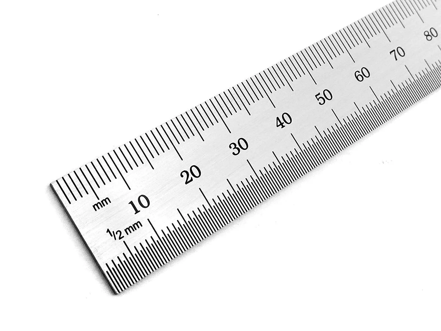 Benchmark Tools™ Rigid 150mm (6") English/Metric Satin Chrome Machinist Rulers