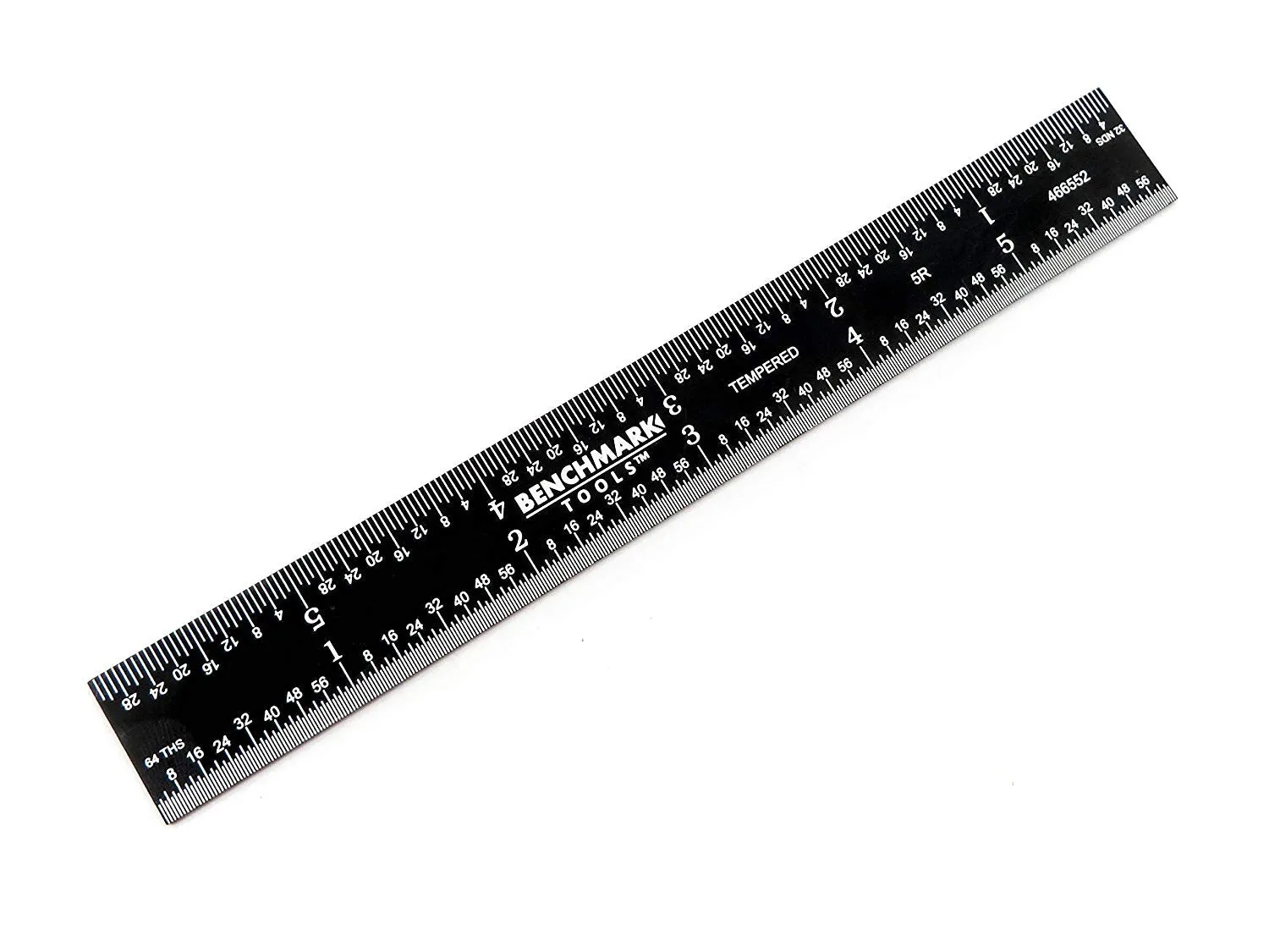 Benchmark Tools™ Rigid 6" 5R Black Chrome Machinist Rulers