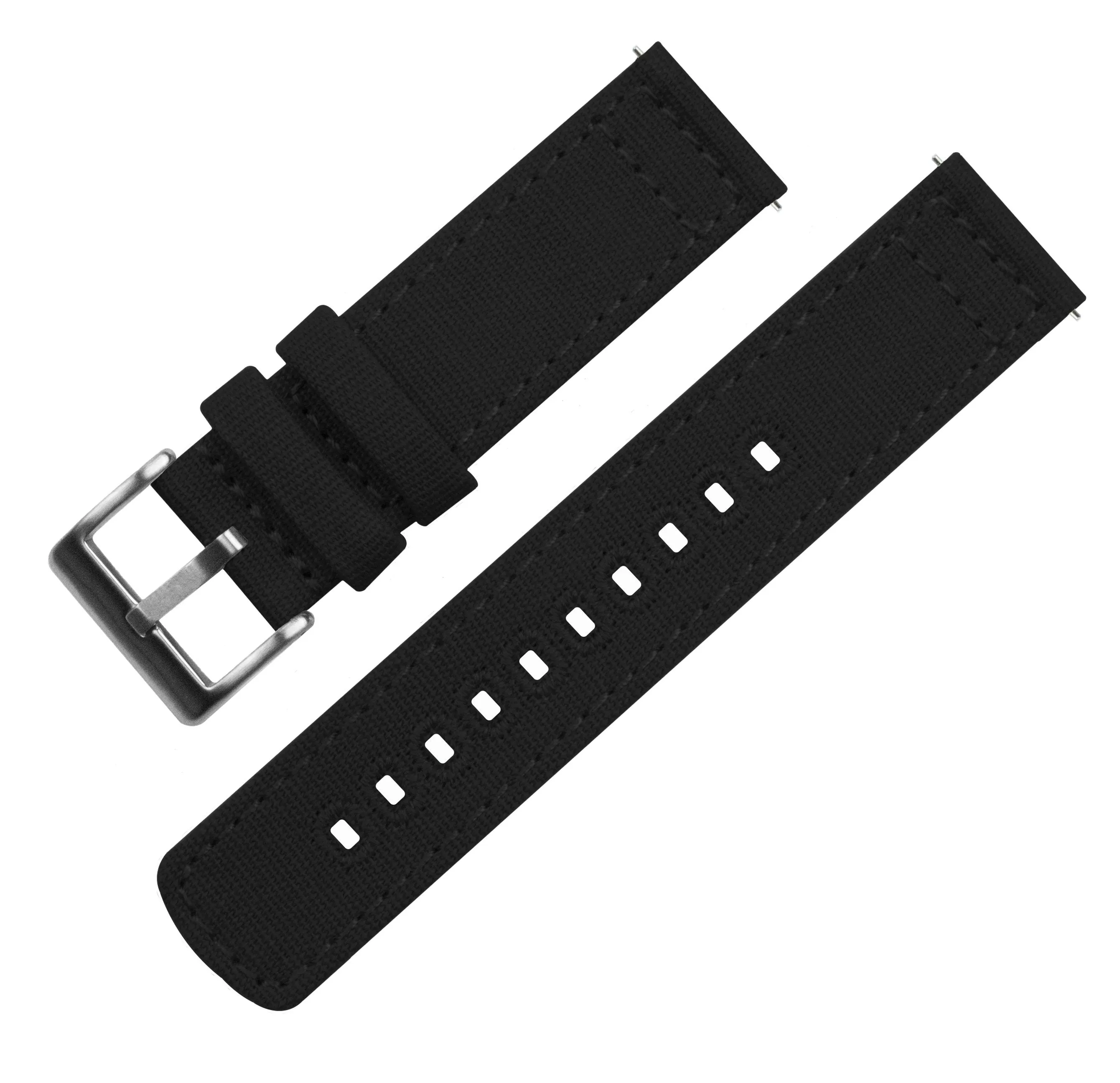 Black Premium Canvas Watch Band