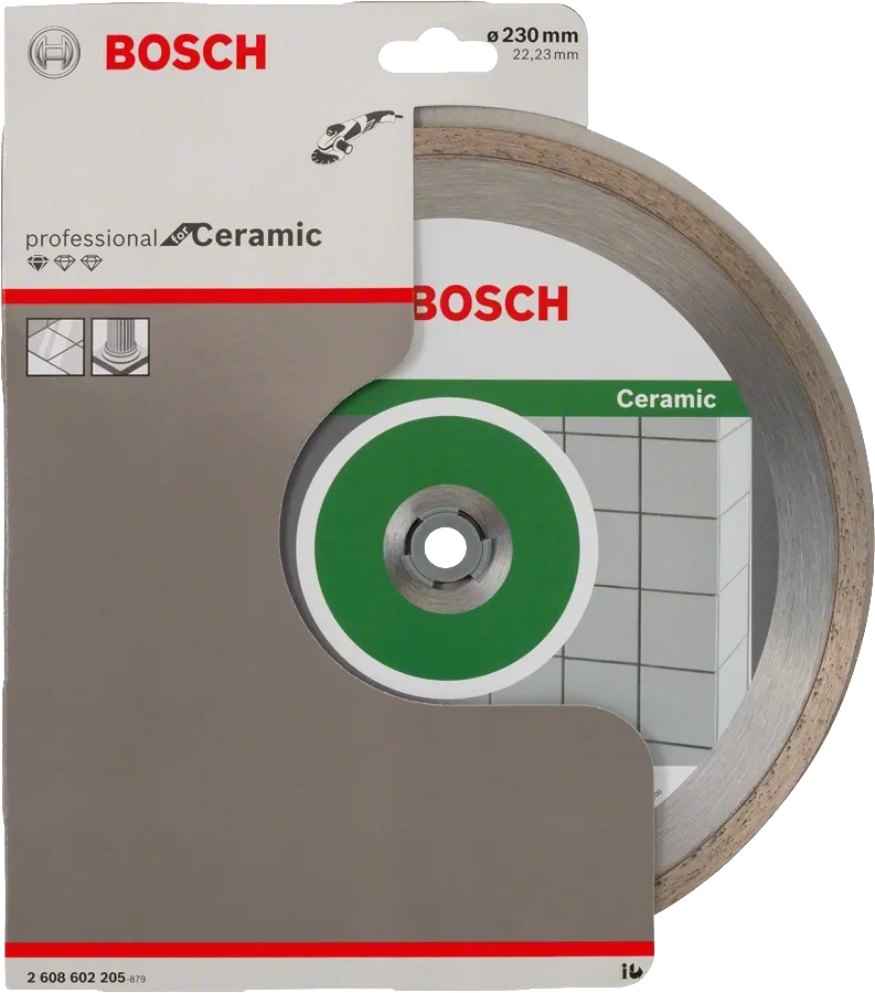 Bosch Professional | Cutting Disc Std for Ceramics 230X22,23X1,6X7mm Continuous Rim