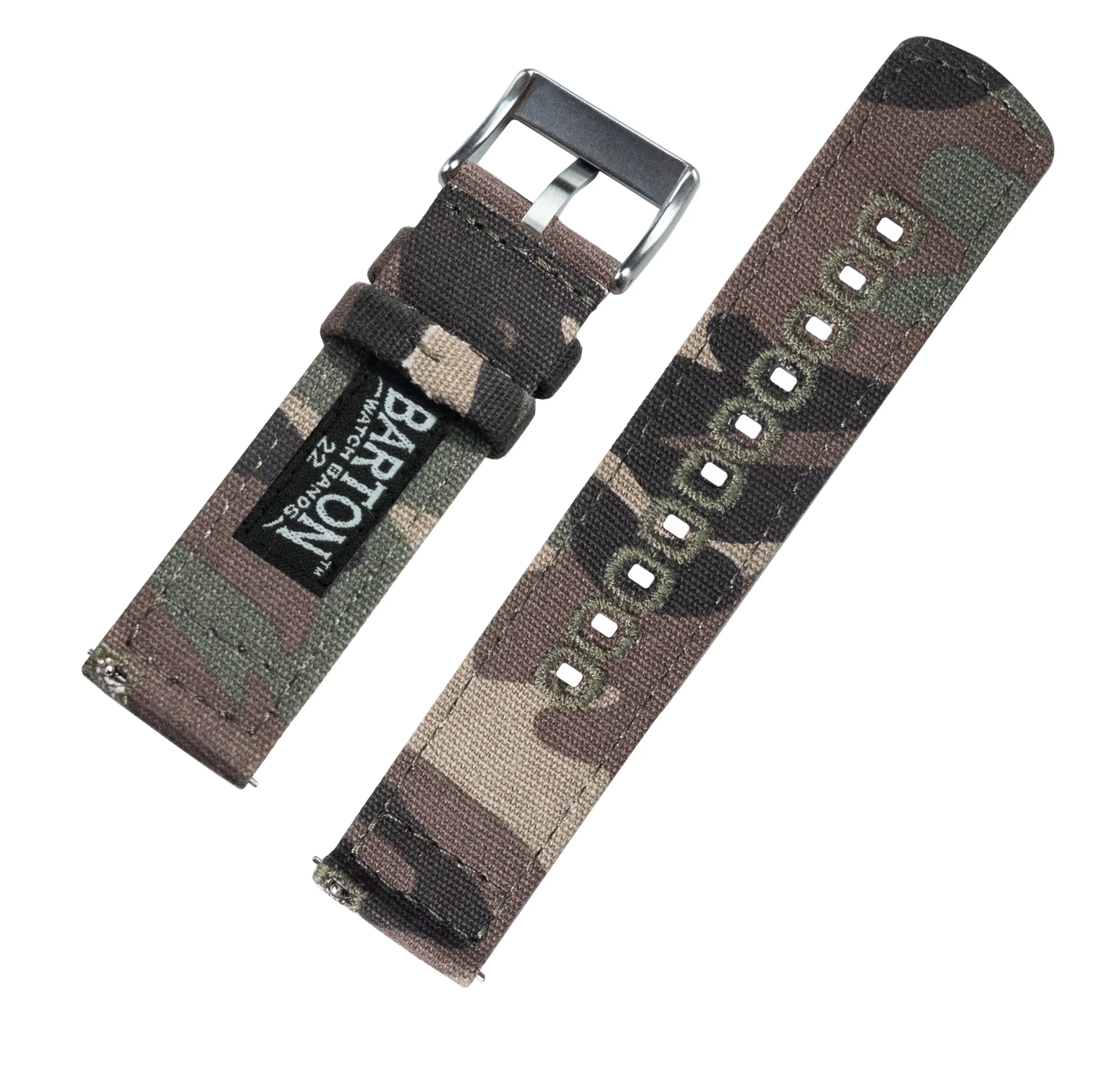 Camouflage Crafted Canvas Watch Band (18mm SALE)