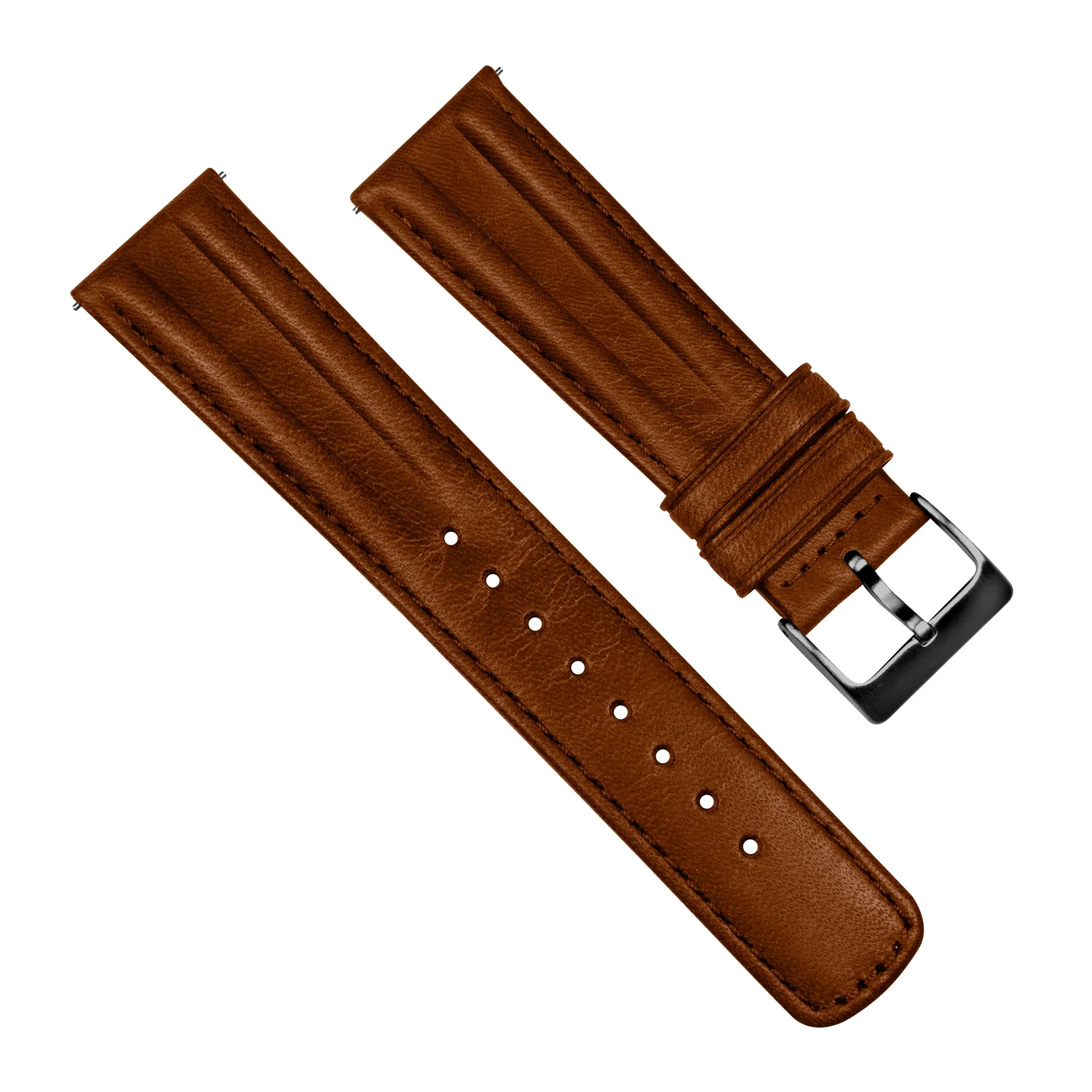 Chocolate Brown Classic Horween Leather Watch Band