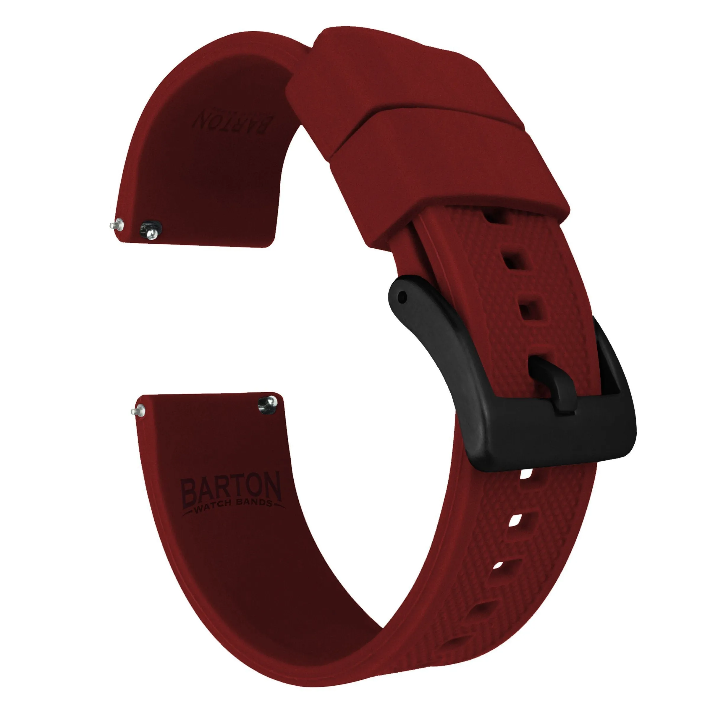 Crimson Red Elite Silicone Watch Band (19mm, 23mm SALE)