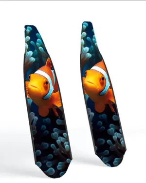 DiveR - Clown Fish Free Diving Fin Blades