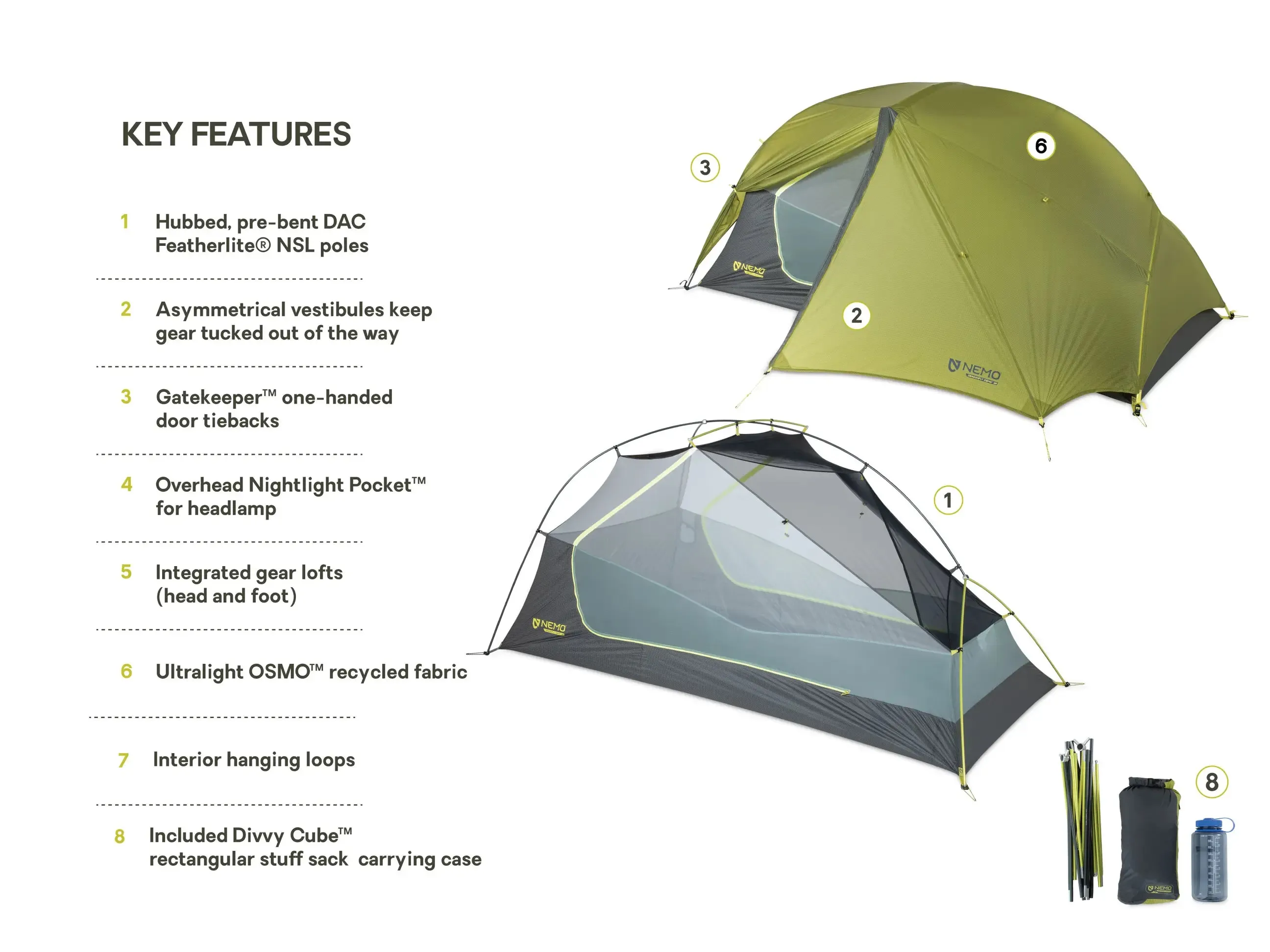 Dragonfly™ Bikepack OSMO™ Backpacking Tent