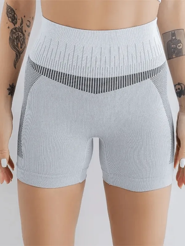 Elastic Breathable Women's High-Waisted Shorts - SF1614