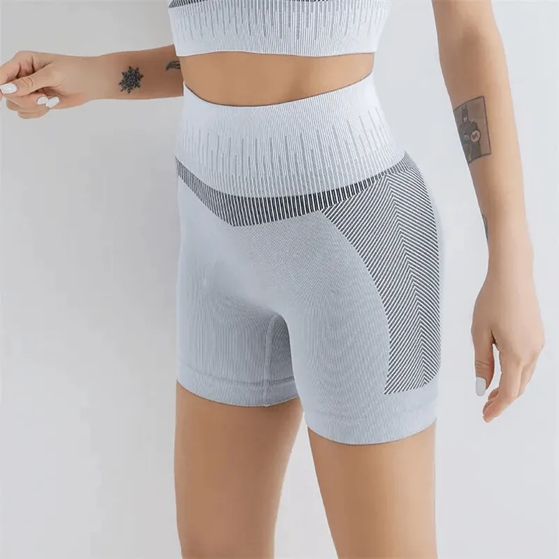 Elastic Breathable Women's High-Waisted Shorts - SF1614