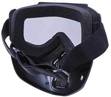 Electomania Unisex Goggles Nose Face Mask Detachable Storm Trooper (Black)