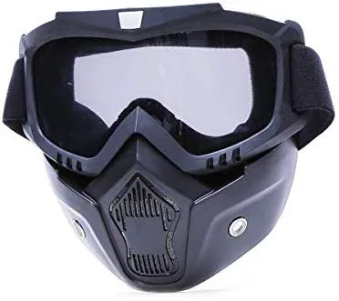 Electomania Unisex Goggles Nose Face Mask Detachable Storm Trooper (Black)