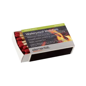 Elemental - Waterproof matches 1 box or 10 boxes