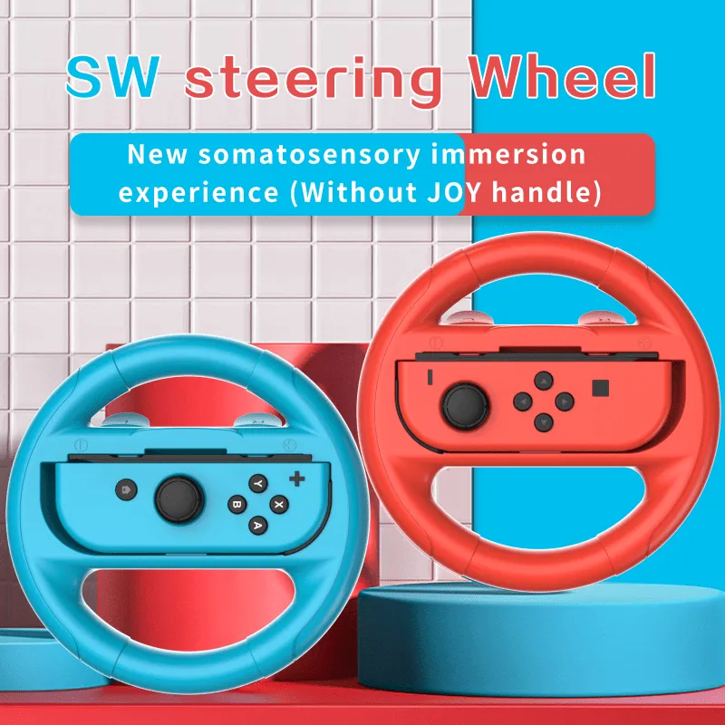 Enhance Your Racing Experience 2-Pack Steering Wheels for Switch & OLED