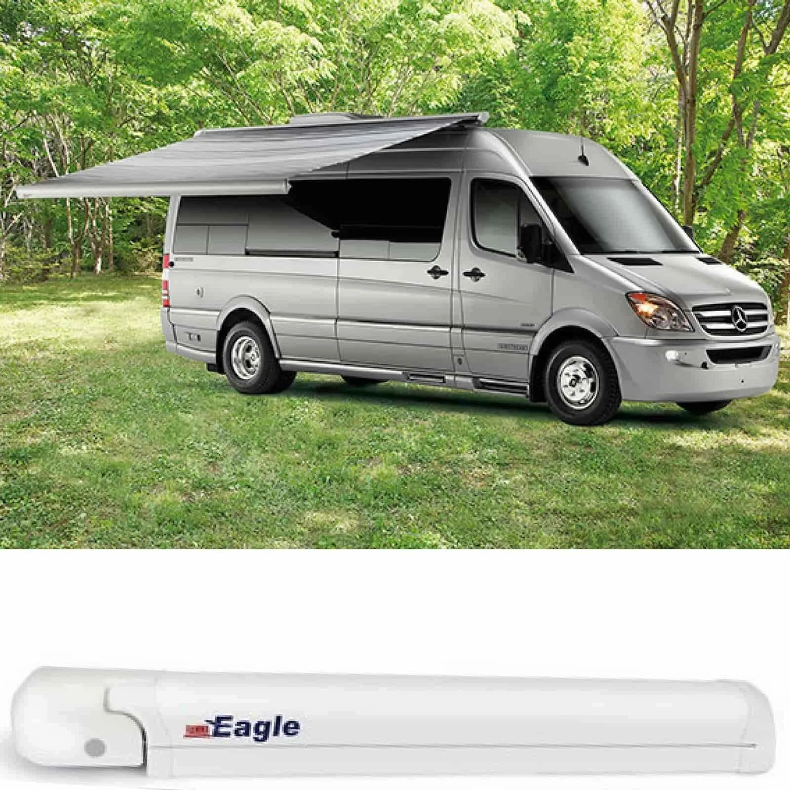 Fiamma F65 Eagle Polar White Automatic Motorhome Awning