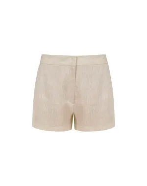 Giu Tailored Shorts - Natural