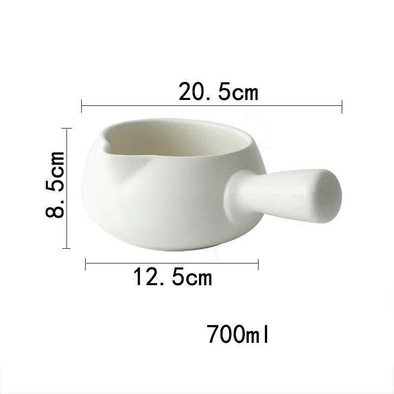 Japanese Style Milk Pot Ceramic Household Non Stick Pot