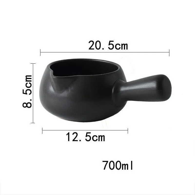 Japanese Style Milk Pot Ceramic Household Non Stick Pot