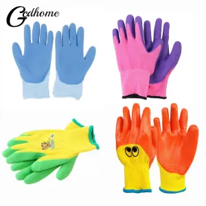 Kids Children Protective Gloves Durable Waterproof Garden Gloves Anti Bite Cut Collect Seashells Protector Planting Work Gadget