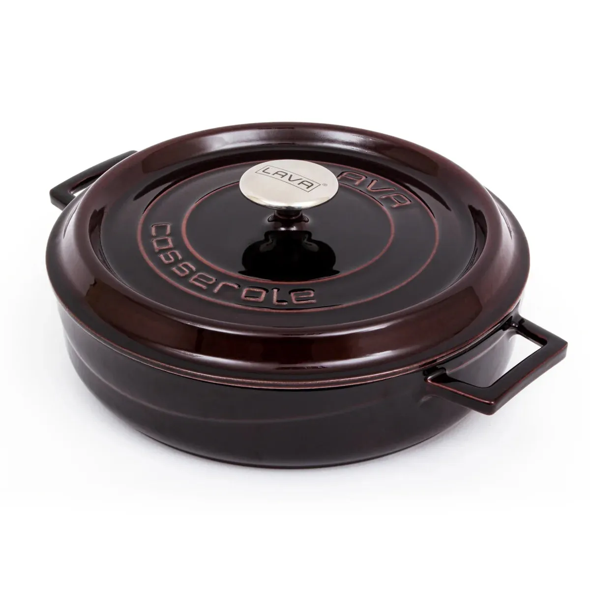 LAVA Premium Multipurpose round Cast Iron Dutch Oven 11 in / 28 Cm