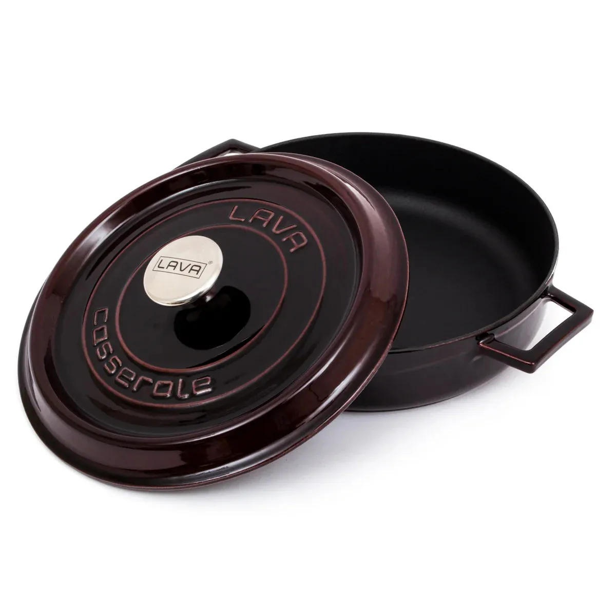 LAVA Premium Multipurpose round Cast Iron Dutch Oven 11 in / 28 Cm