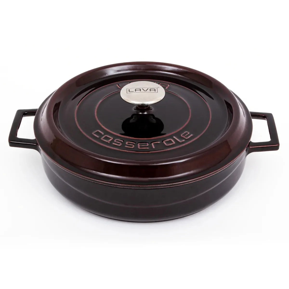 LAVA Premium Multipurpose round Cast Iron Dutch Oven 11 in / 28 Cm