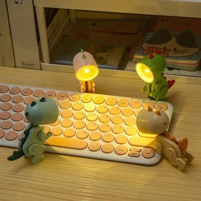 LED Dinosaur Mini Night Reading Table Lamp