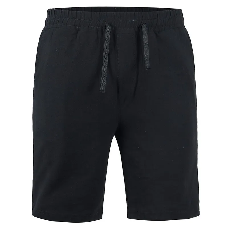 Linen Solid Color Breathable Men's Shorts / Sports Shorts - SF1118