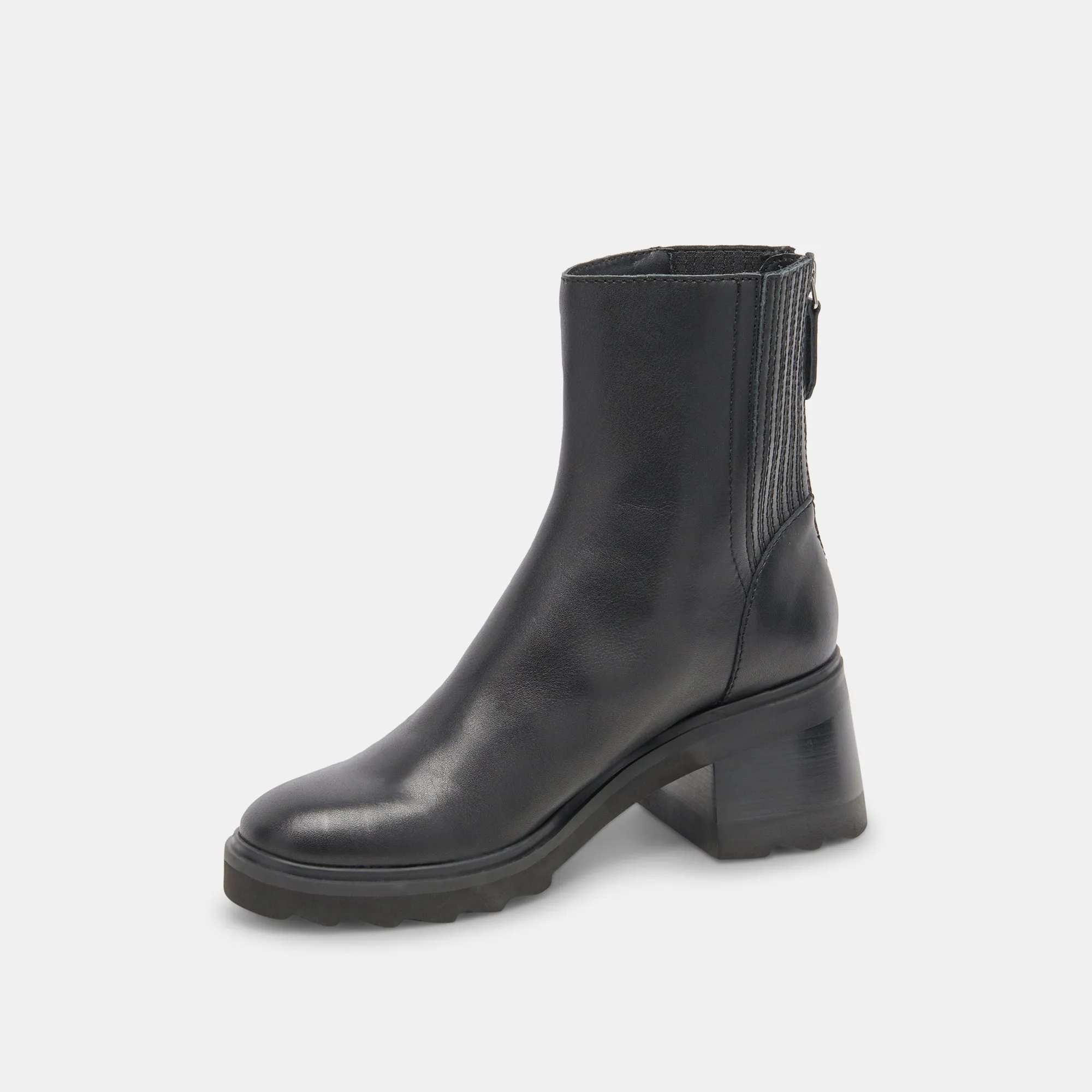 MARTEY H2O BOOTS BLACK LEATHER - re:vita