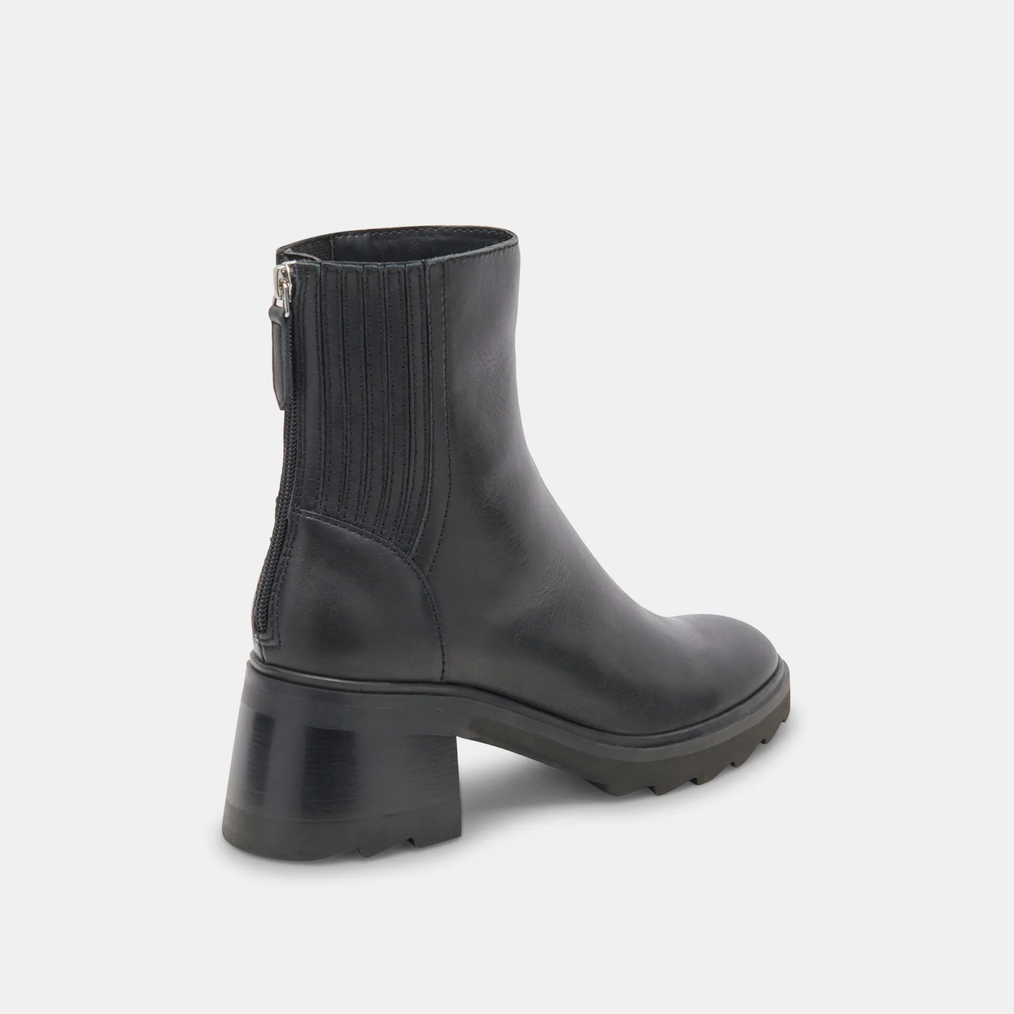 MARTEY H2O BOOTS BLACK LEATHER - re:vita