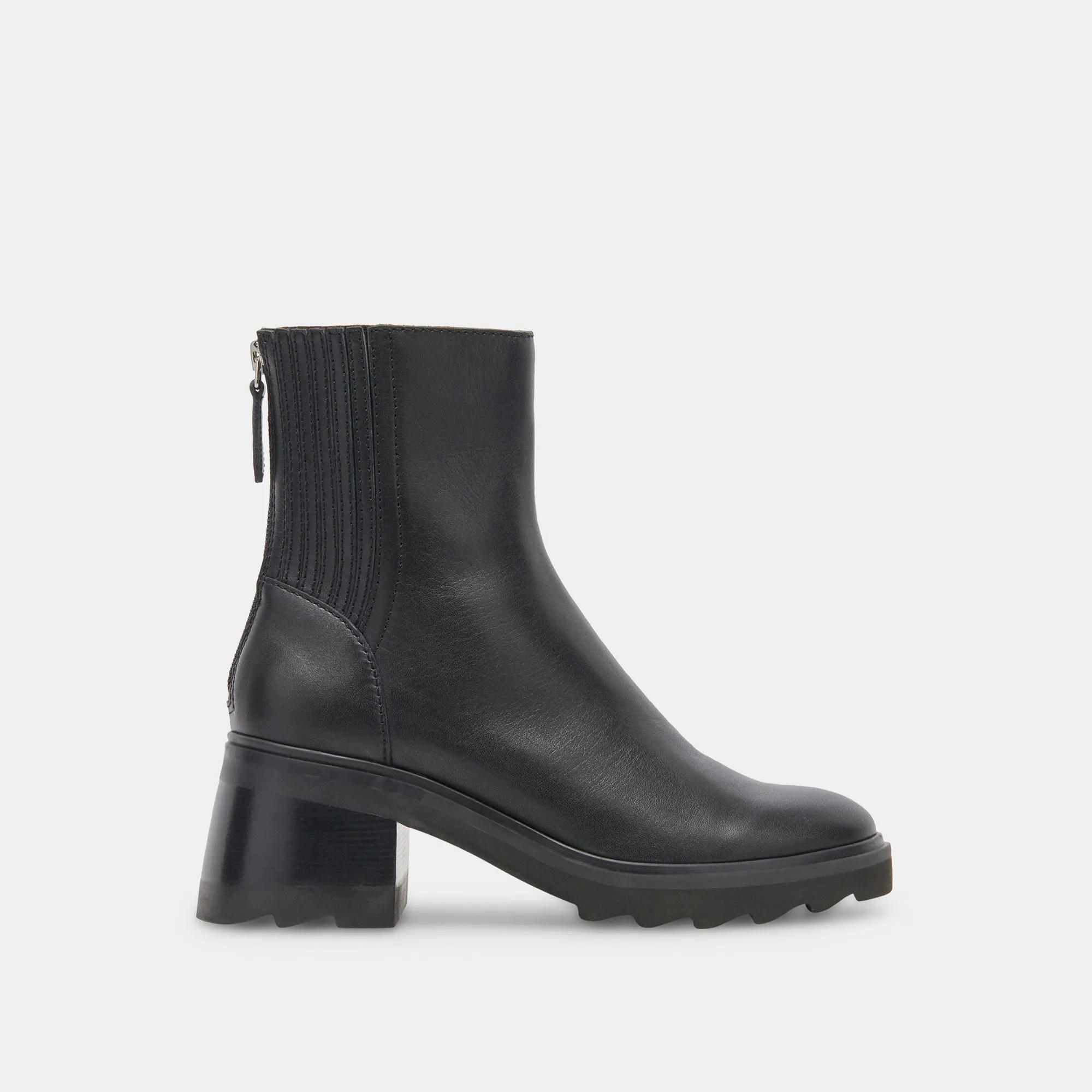 MARTEY H2O BOOTS BLACK LEATHER - re:vita