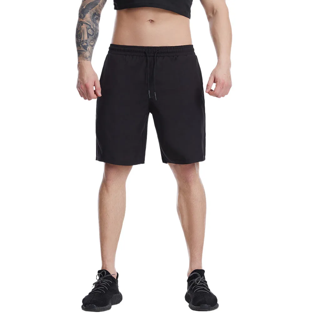 MEN'S BREATHABLE DRAWSTRING POCKET FITNESS PANTS