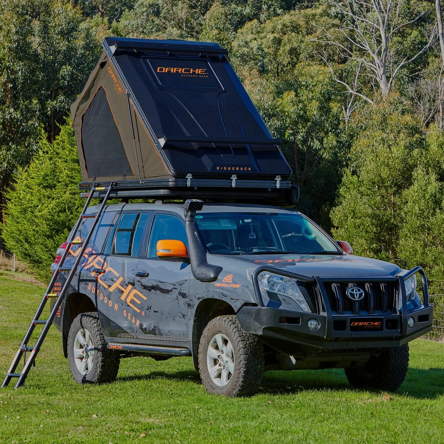 Ridgeback Hard Shell Roof Top Tent (Canvas)