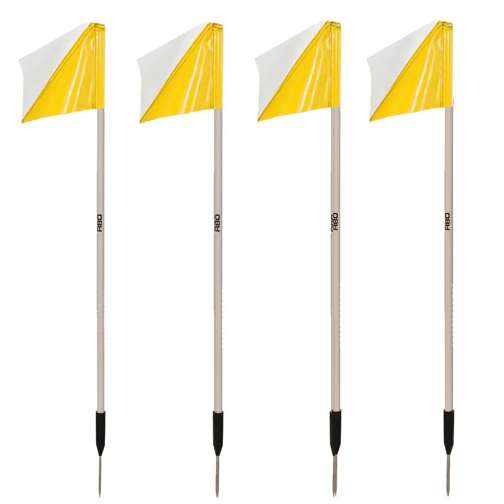 Sideline Pole with Club Colours Flag Sets