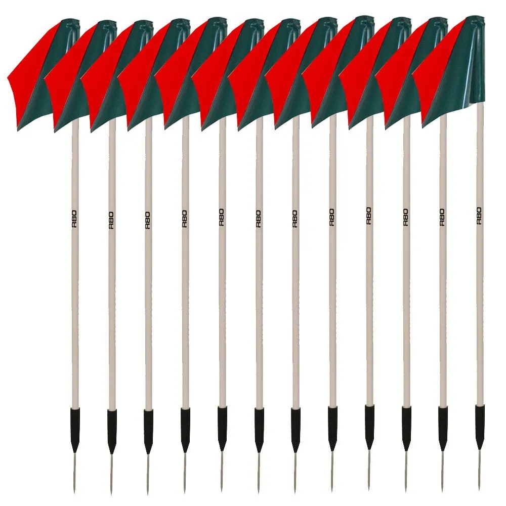 Sideline Pole with Club Colours Flag Sets